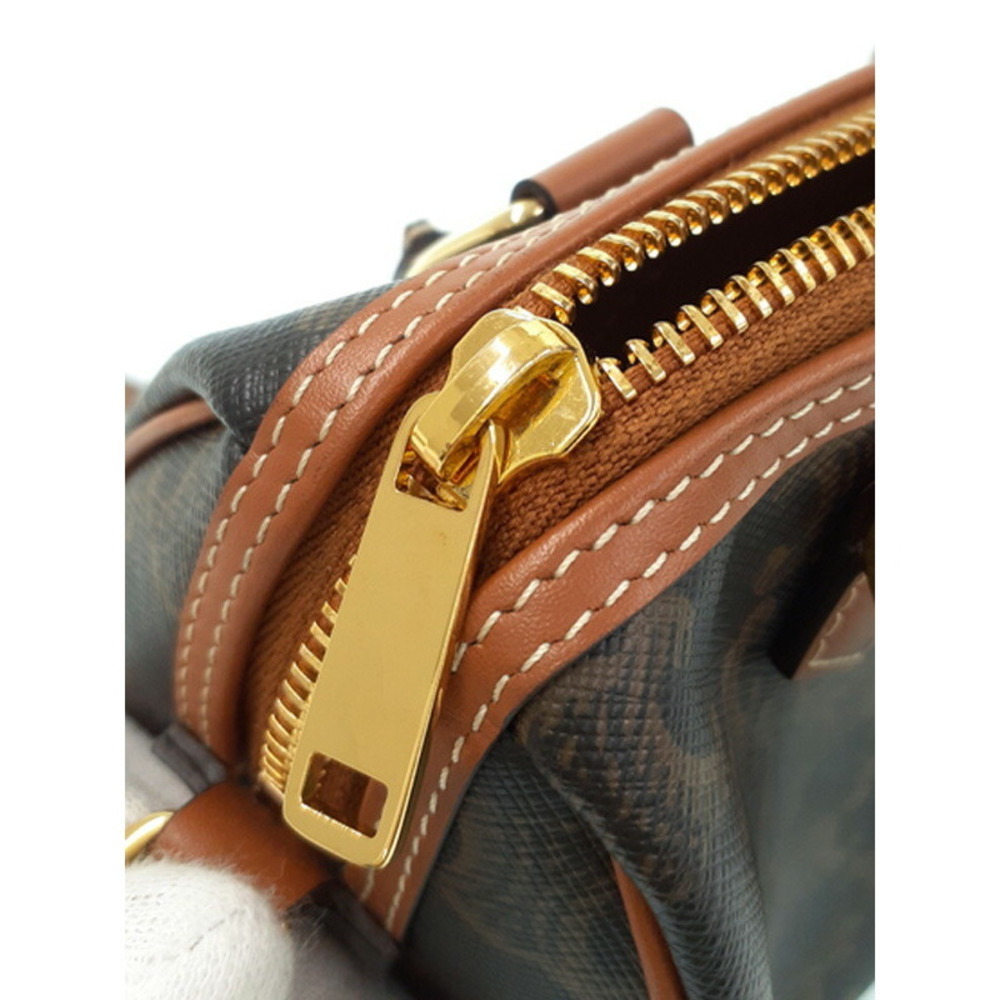 Celine Canvas Bag Triomphe Boston - Picture 8 of 9